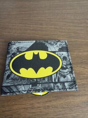 DC Comics Batman Canvas Bifold Wallet Comic Strip